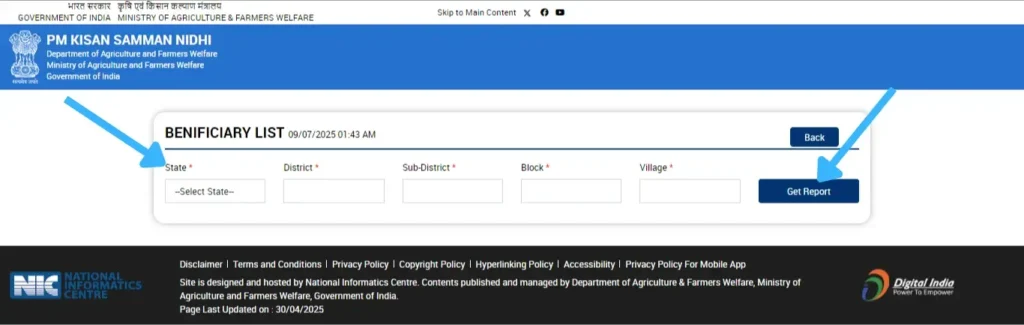PM Kisan Status Check